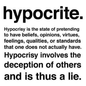 hypocrite